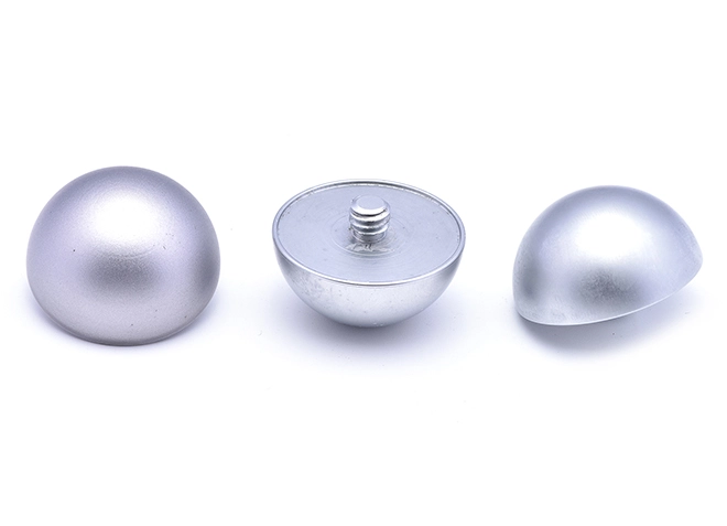 Perl-Silber glänzende rutschfeste Handdrehschraube
