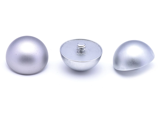 Perl-Silber glänzende rutschfeste Handdrehschraube