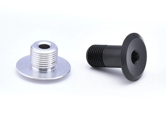 Präzisionsgefräste Aluminiumschraube