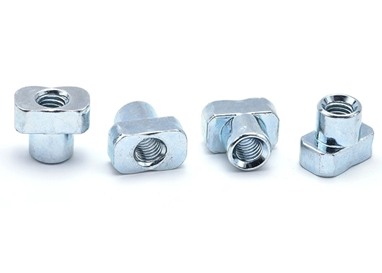 Blau-Weiß-Zink T-Nut